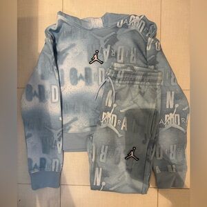Jordan Kids Blue and White Matching Set